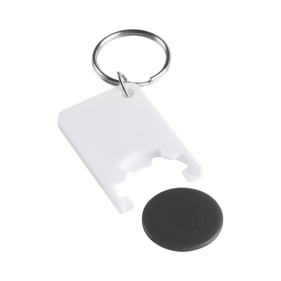 Trolex noir blanc porte-clés jeton 