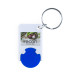 Trolex blue white trolley coin keyring 