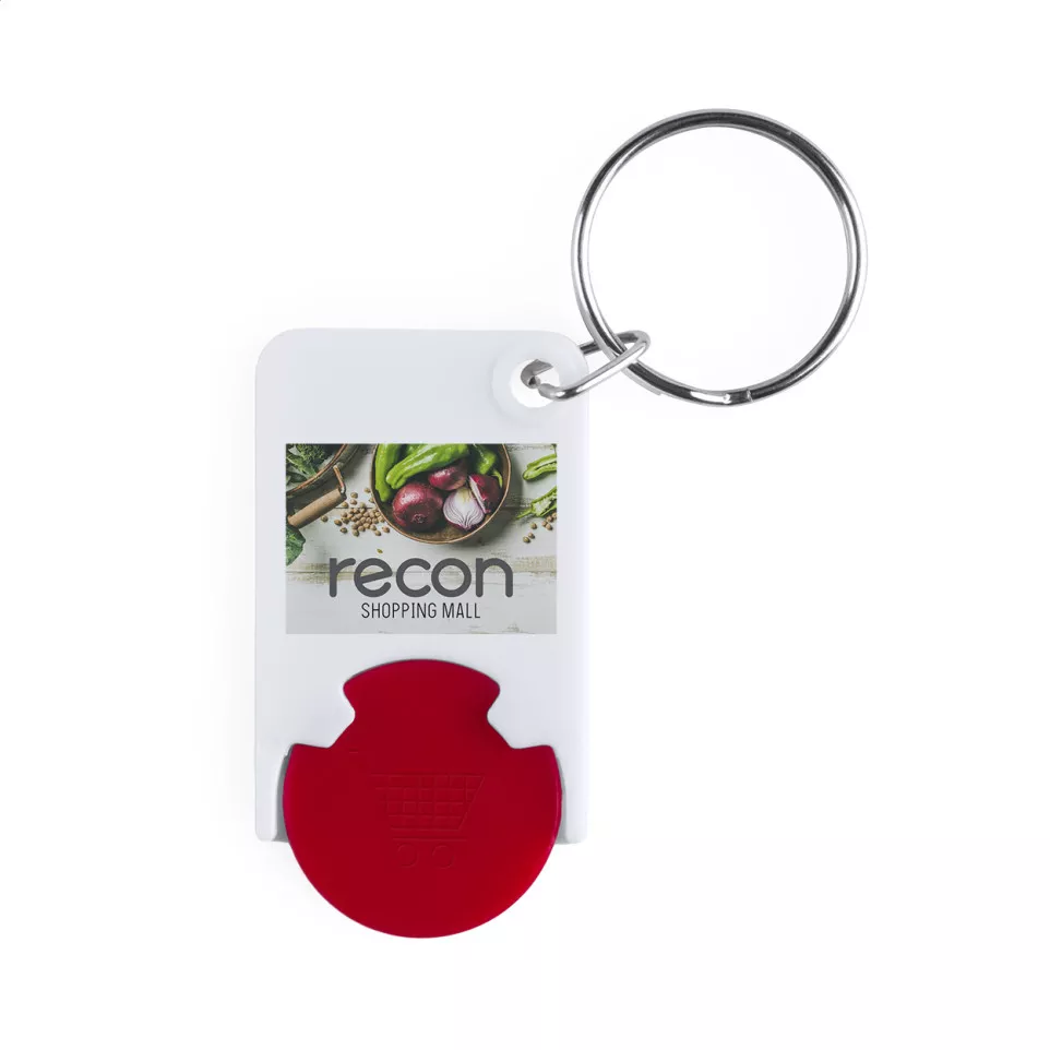 Trolex rouge blanc porte-clés jeton 