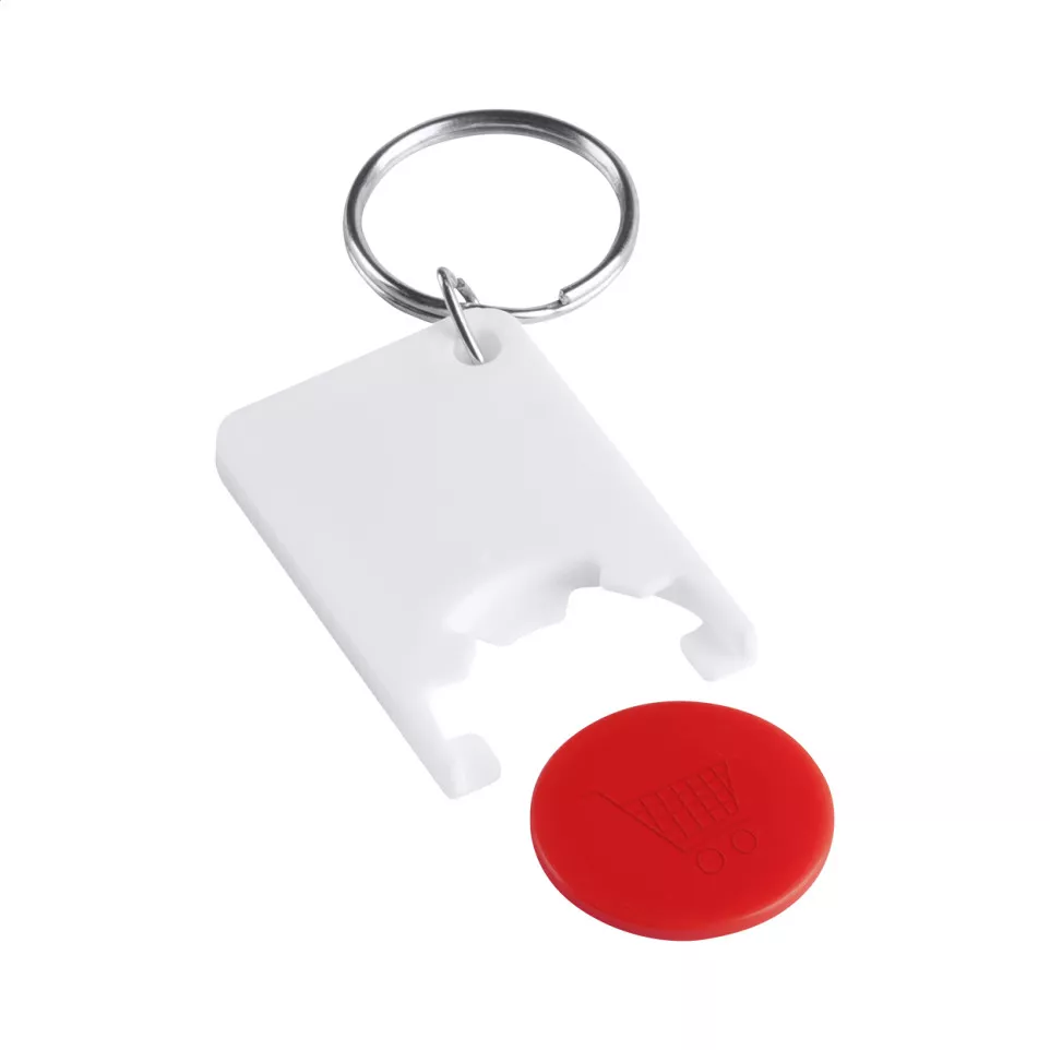 Trolex rouge blanc porte-clés jeton 