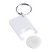 Trolex white white trolley coin keyring 