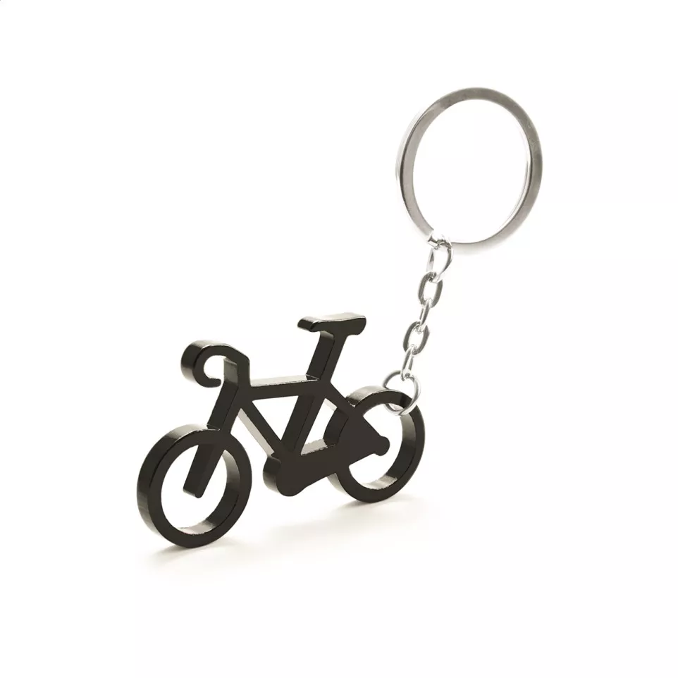 Bianx zwart  sleutelhanger 