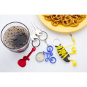 Bianx blauw  sleutelhanger 