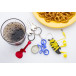 Bianx blue  keyring 