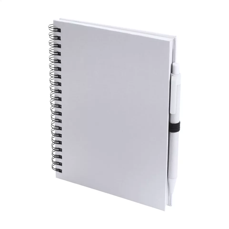 Corylus white  notebook 