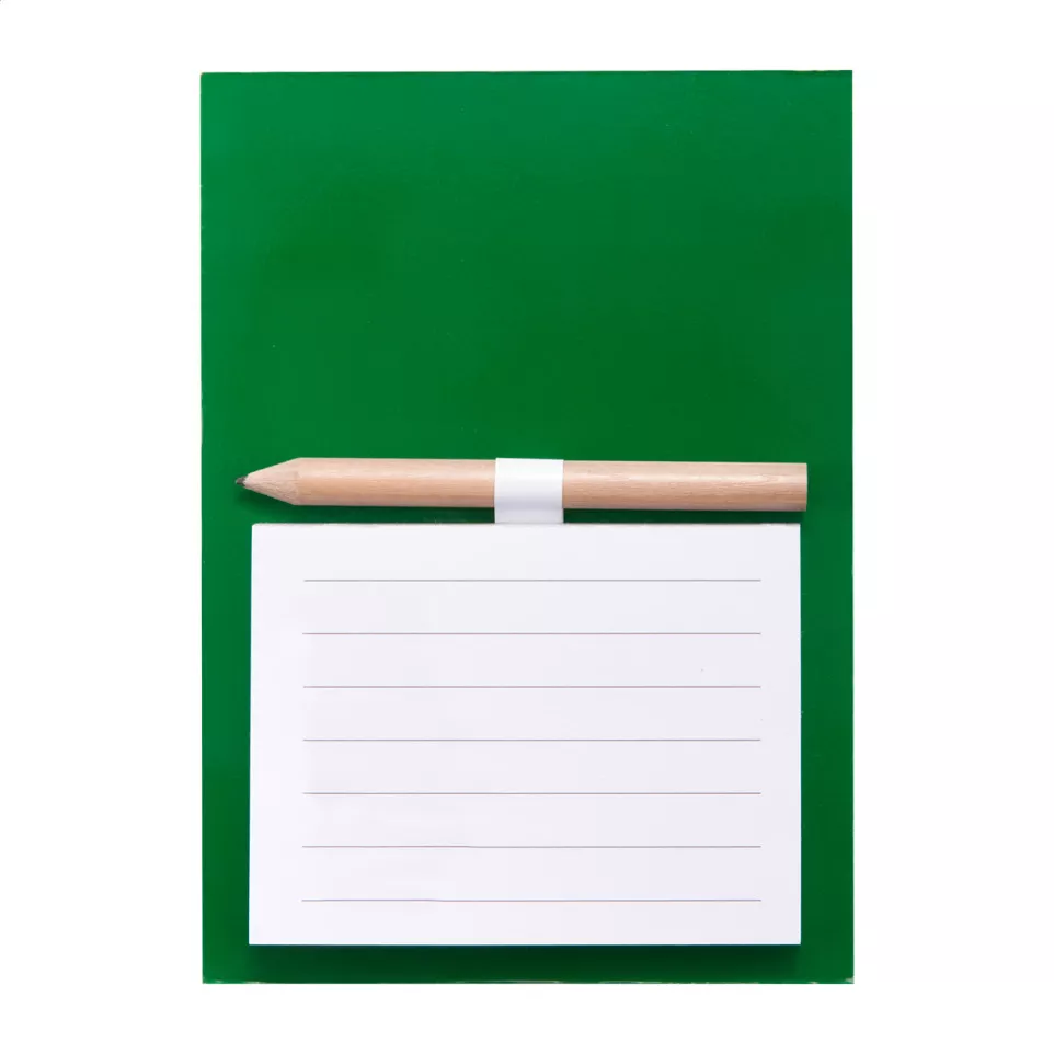 Pecfri green  magnetic notepad 