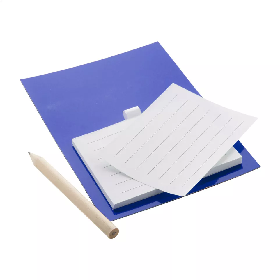 Pecfri blue  magnetic notepad 