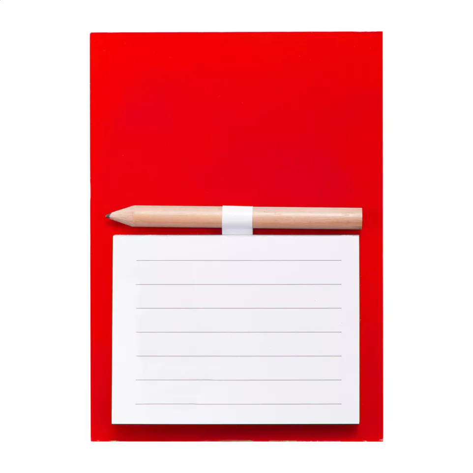Pecfri red  magnetic notepad 