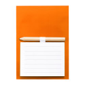 Pecfri oranje  magnetisch notitieblok 