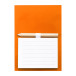 Pecfri orange  magnetic notepad 