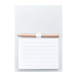 Pecfri white  magnetic notepad 