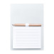 Pecfri white  magnetic notepad 