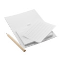 Pecfri white  magnetic notepad 