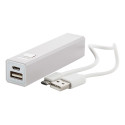 Balzur white  USB power bank 