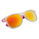 Harvey pink frosted white sunglasses 