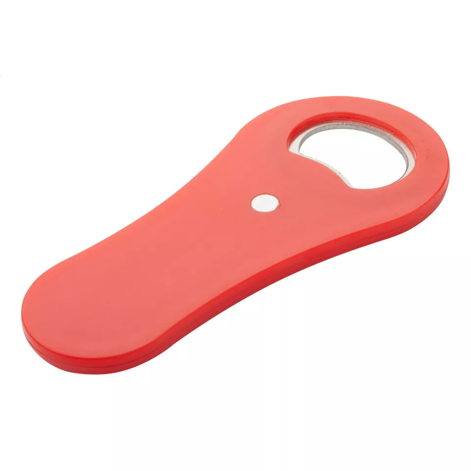 Divict red  bottle opener with magnet 