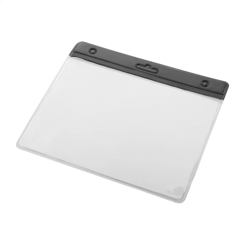 Bahhol black transparent badge holder 