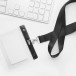 Bahhol noir transparent porte-badge 