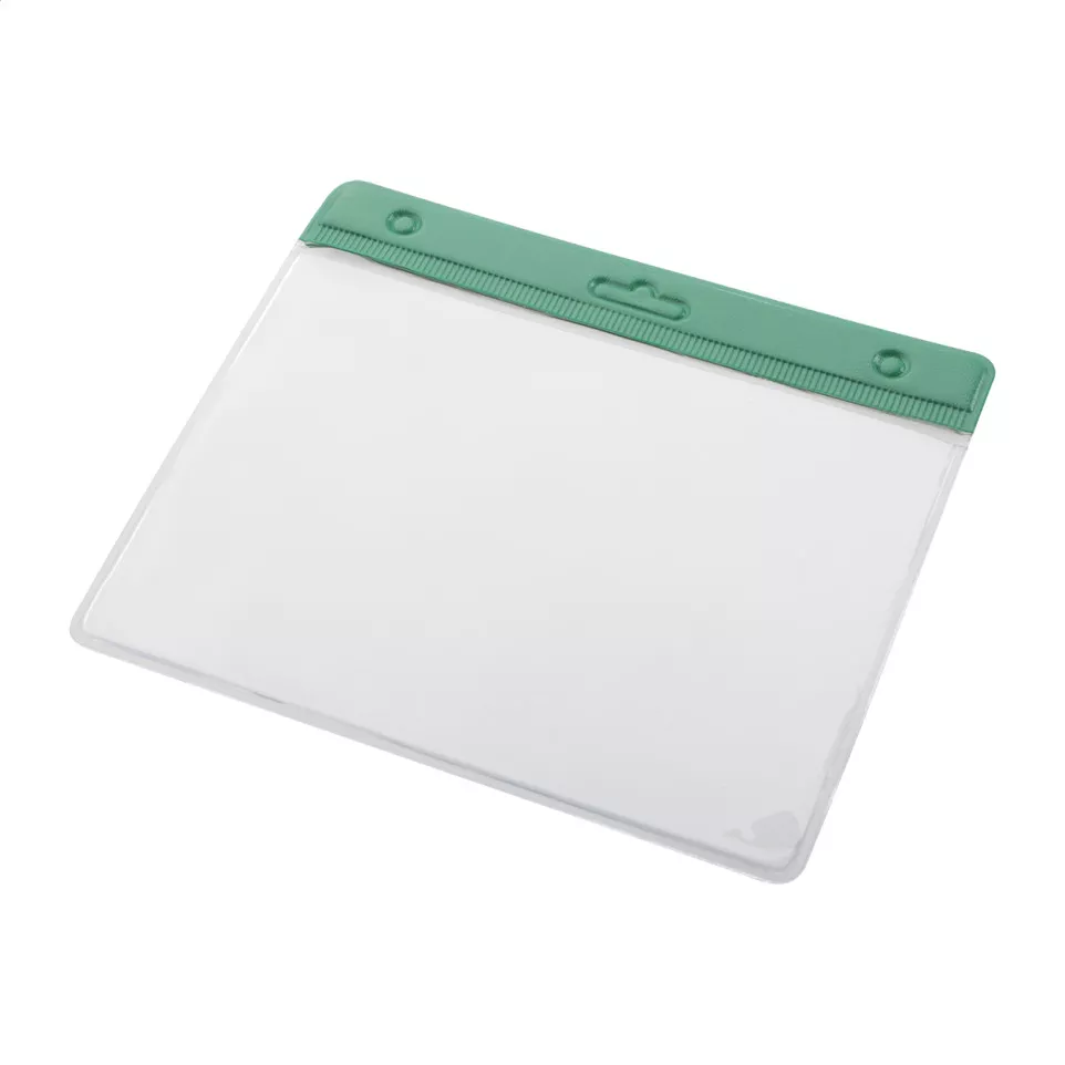 Bahhol green transparent badge holder 