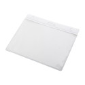 Bahhol white transparent badge holder 