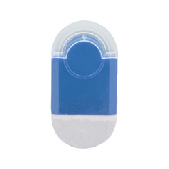 Pencix blauw wit puntenslijper/gum 