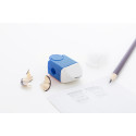 Pencix blauw wit puntenslijper/gum 
