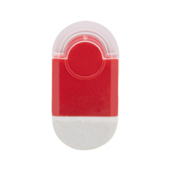 Pencix rood wit puntenslijper/gum 