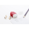 Pencix rood wit puntenslijper/gum 