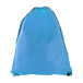 Druuk licht blauw  trekkoord tas 