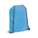 Druuk licht blauw  trekkoord tas 