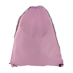 Druuk roze  trekkoord tas 