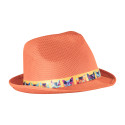 Subrero wit  custom made sublimatie band voor strohoeden 