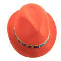 Subrero wit  custom made sublimatie band voor strohoeden 