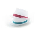 Subrero wit  custom made sublimatie band voor strohoeden 