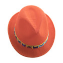 Subrero wit  custom made sublimatie band voor strohoeden 