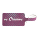 London white  luggage tag 