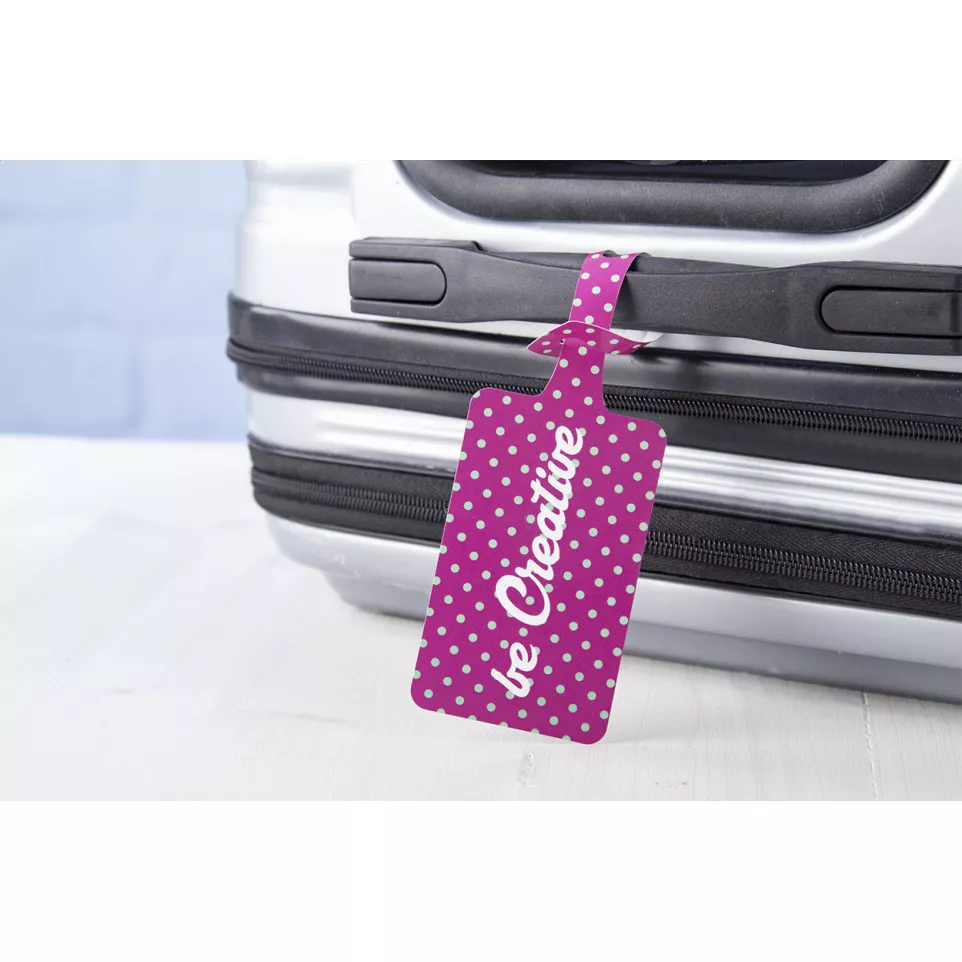London blanc  étiquette à bagages 