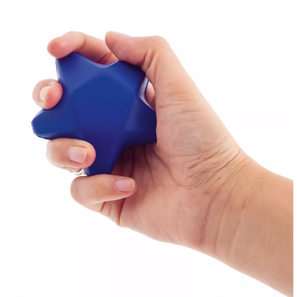 Astra blauw  antistress ster 