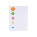 Minok white  sticky notepad 