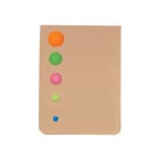 Minok beige  sticky notepad 