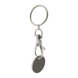 Eurocoin noir  porte-clés 