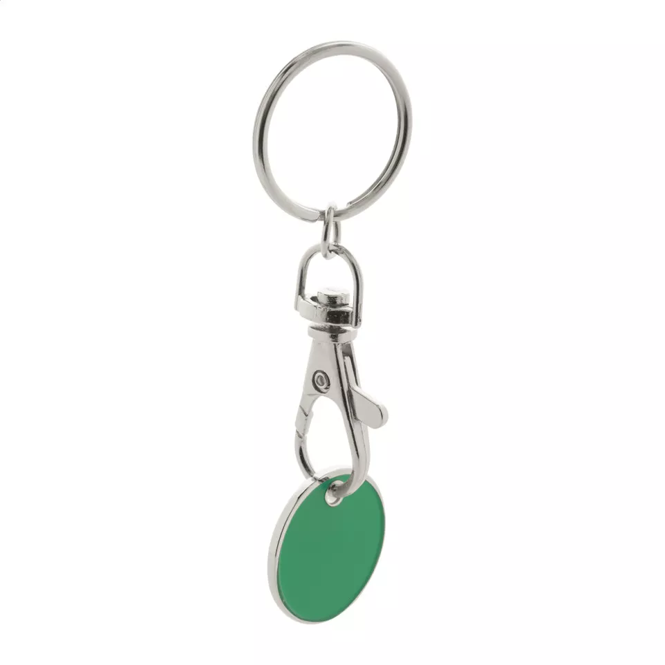 Eurocoin vert  porte-clés 