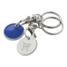 Eurocoin bleu  porte-clés 
