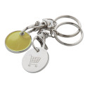 Eurocoin jaune  porte-clés 