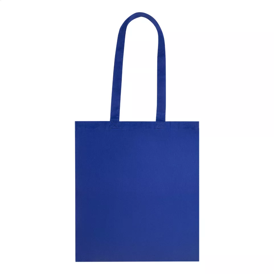 Colote blauw  katoenen boodschappentas 
