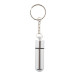 Carrypill silver  keyring pillbox 