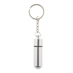 Carrypill silver  keyring...