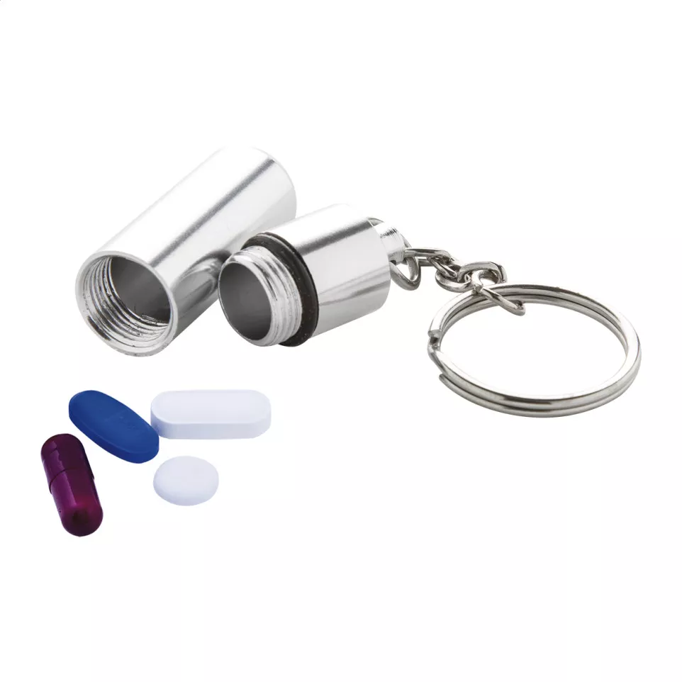 Carrypill zilver  sleutelhanger...