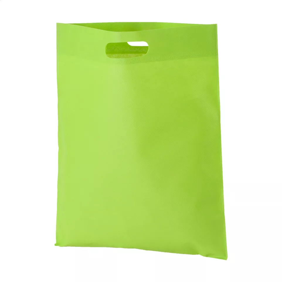Mizzen lime green  shopping bag 