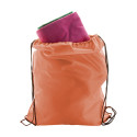Druuk oranje  trekkoord tas 